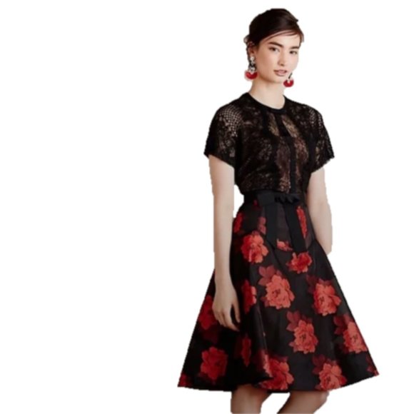 Castilian Rose Dress - Byron Lars (10) ❧ - Picture 3 of 9